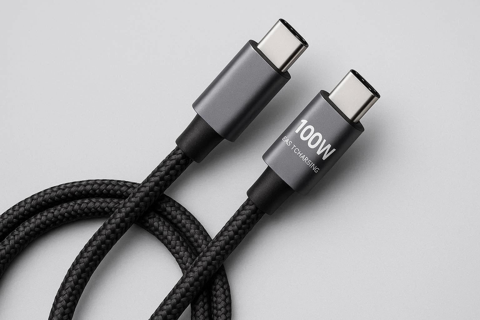 USB C to USB C Cable 100W Fast Charging - Image 1
