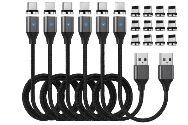 Magnetic USB C Charging Cable Set 5 Pack