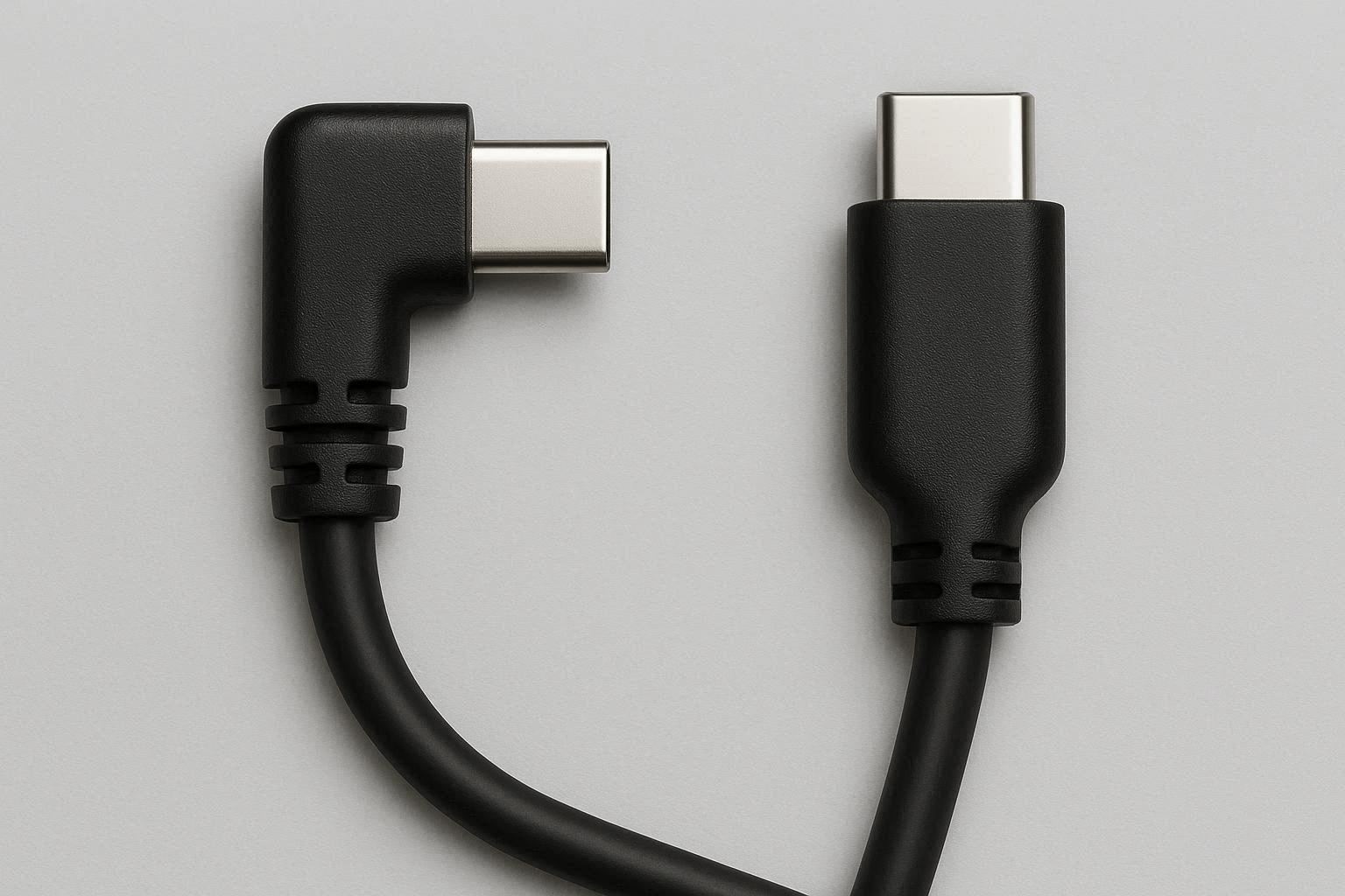 90 Degree Right Angle USB C Cable - Image 1