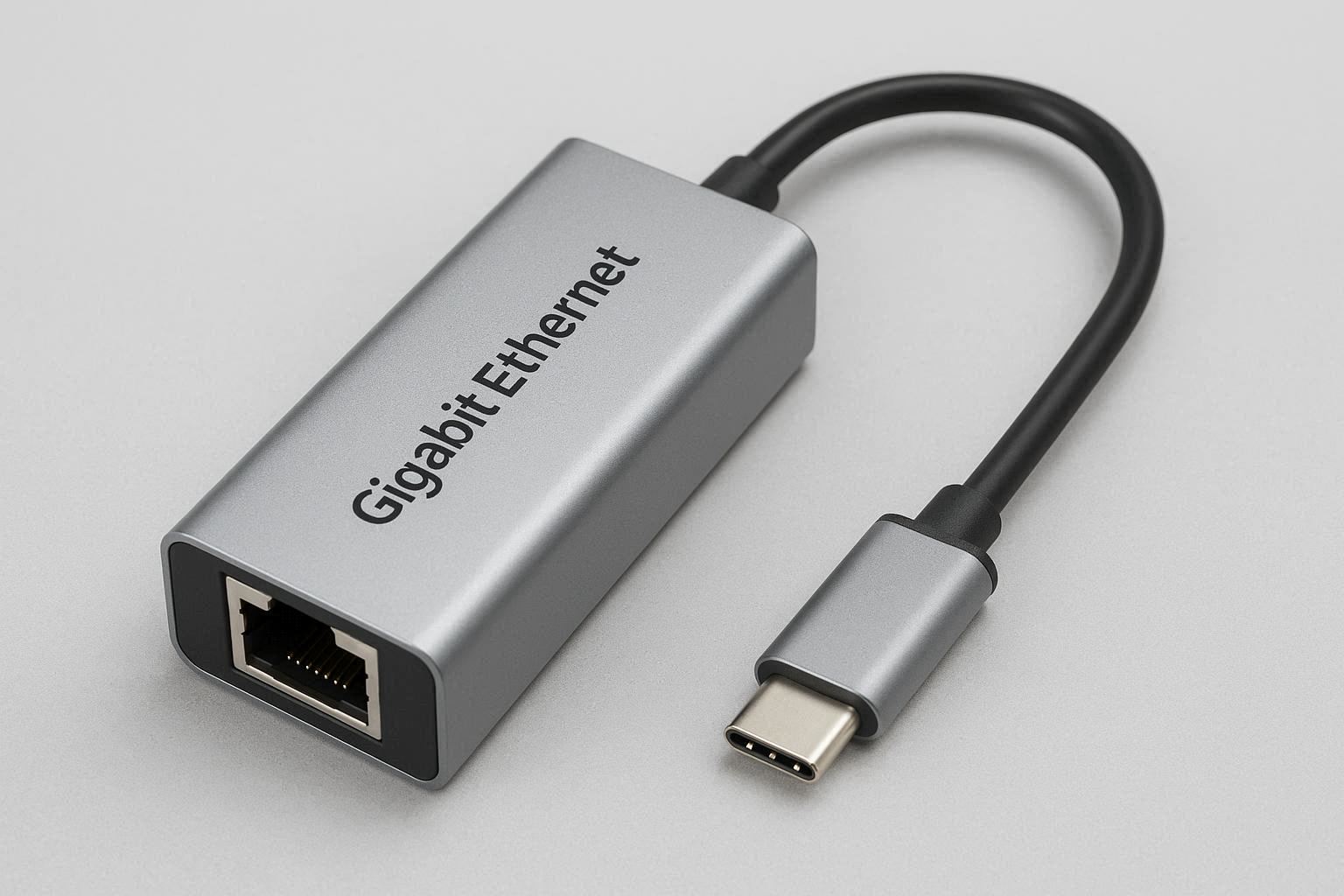 USB C Ethernet Adapter Gigabit Network - Image 1