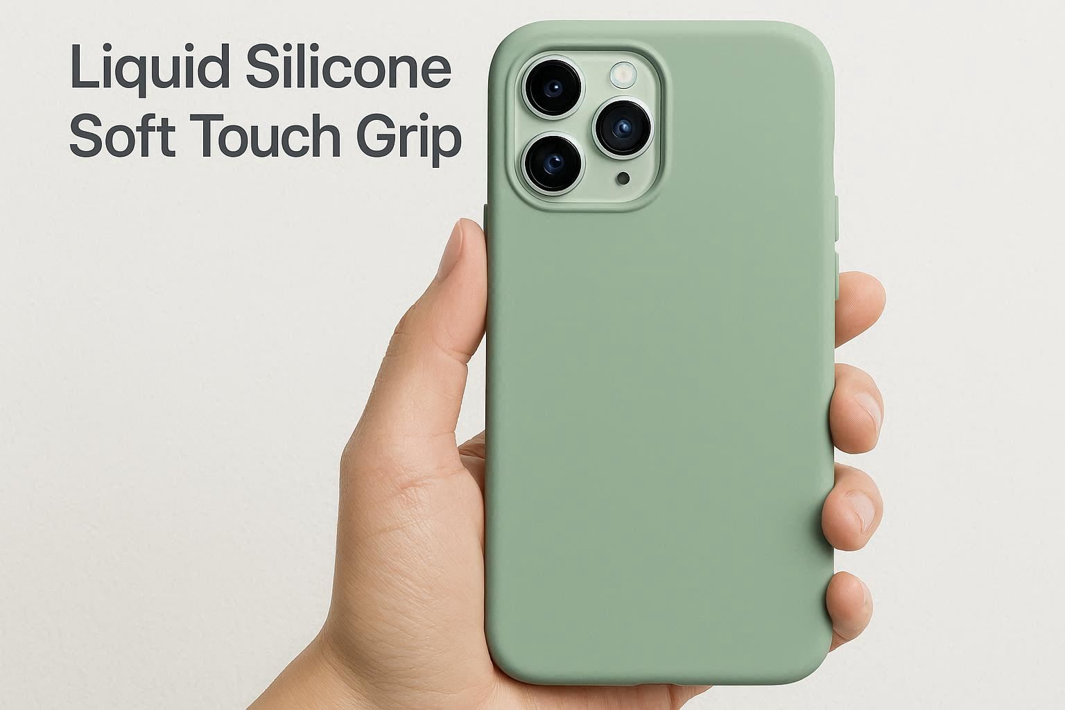 Liquid Silicone Phone Case Soft Touch Grip - Image 1