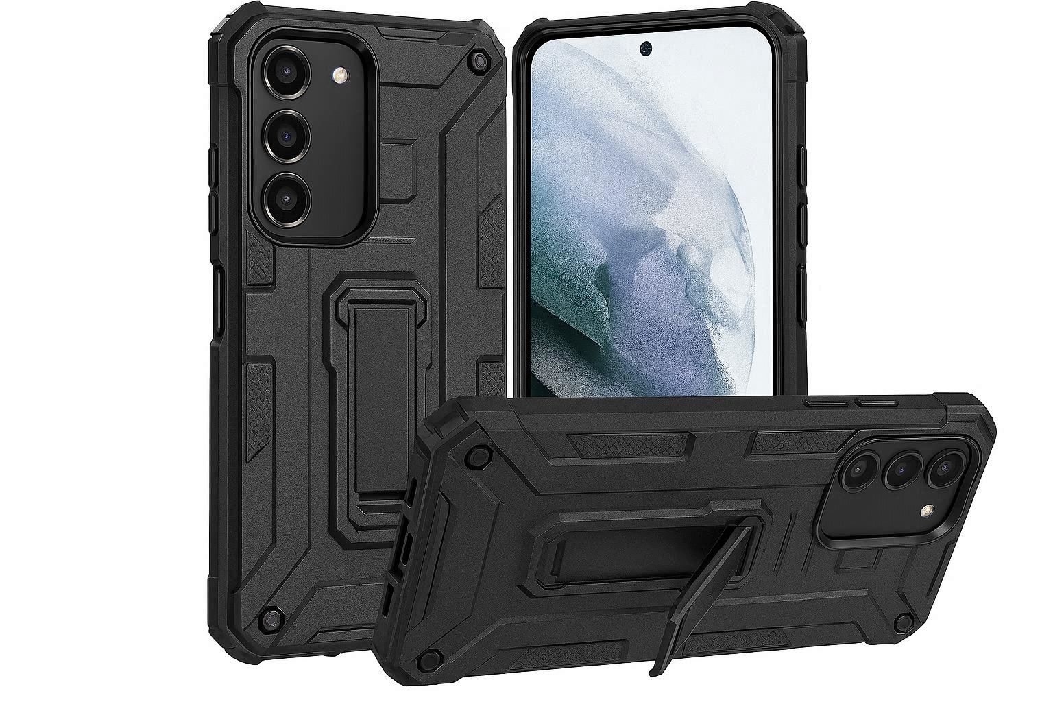 Rugged Bumper Case with Kickstand Heavy Duty - Image 1